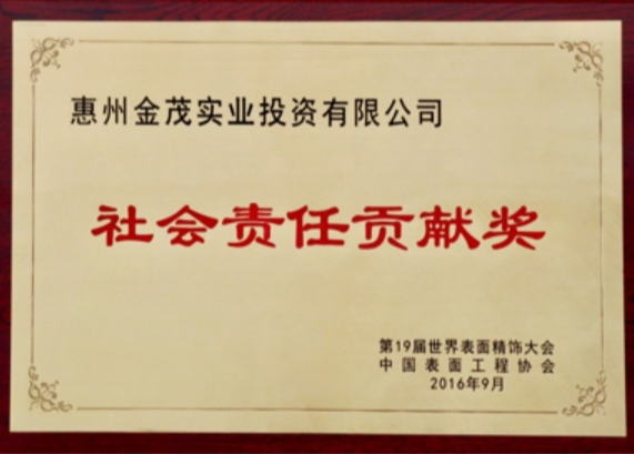 社會責(zé)任貢獻獎